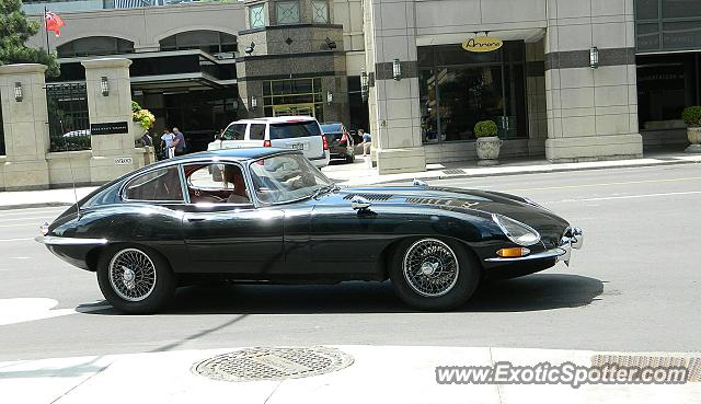 Jaguar E-Type spotted in Toronto, Canada