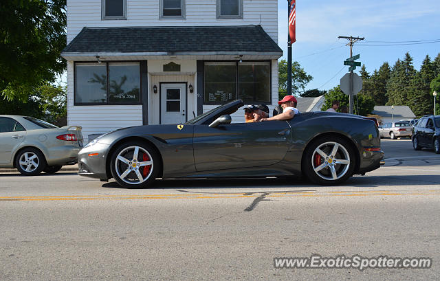 Ferrari California spotted in Elkhart Lake, Wisconsin