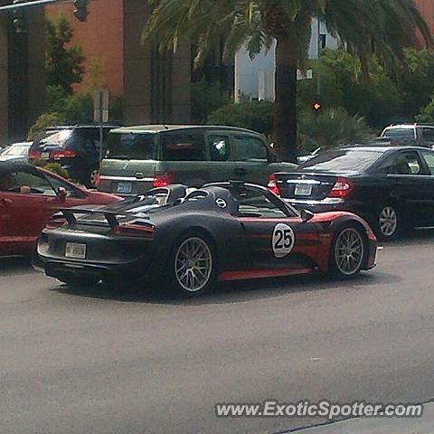 Porsche 918 Spyder spotted in Las Vegas, Nevada