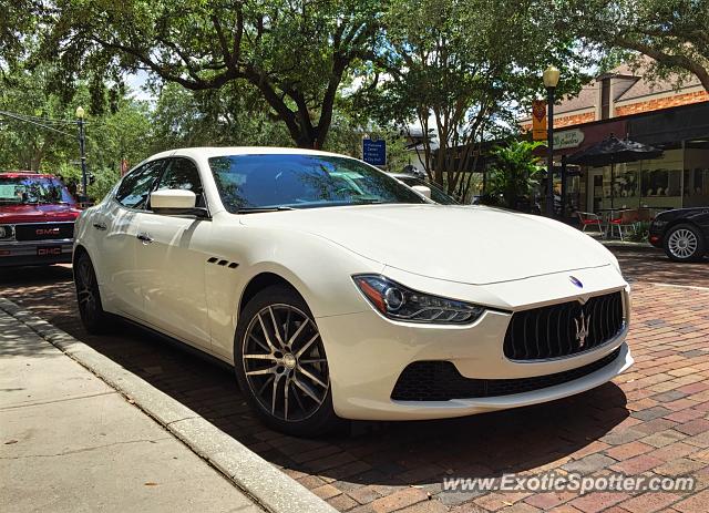 Maserati Ghibli spotted in Winter Park, Florida