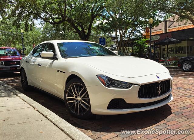 Maserati Ghibli spotted in Winter Park, Florida