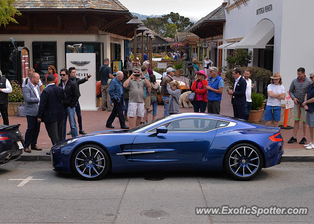 Aston Martin One-77 spotted in Carmel, California