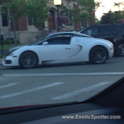 Bugatti Veyron spotted in Birmingham, Michigan