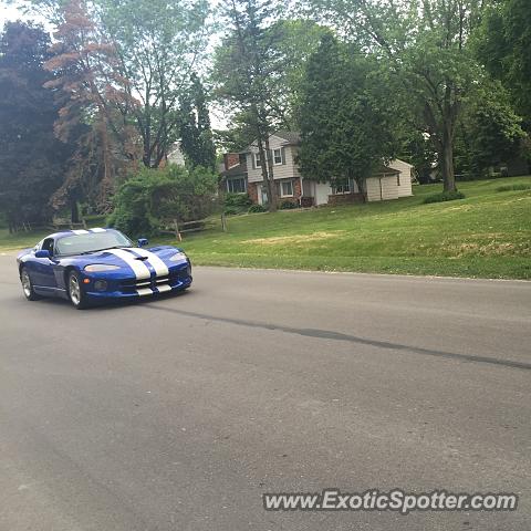 Dodge Viper spotted in Northville, Michigan
