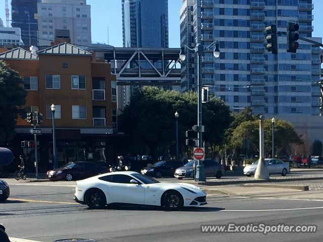Ferrari F12 spotted in San Francisco, United States