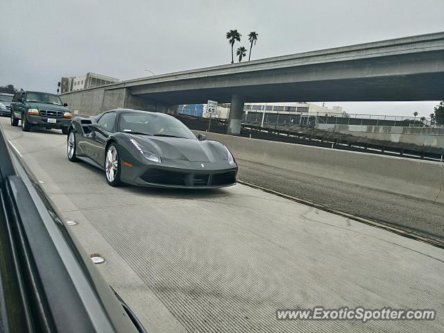 Ferrari 488 GTB spotted in Santa Monica, California