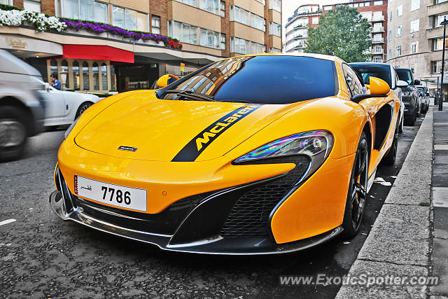 Mclaren 650S spotted in London, United Kingdom