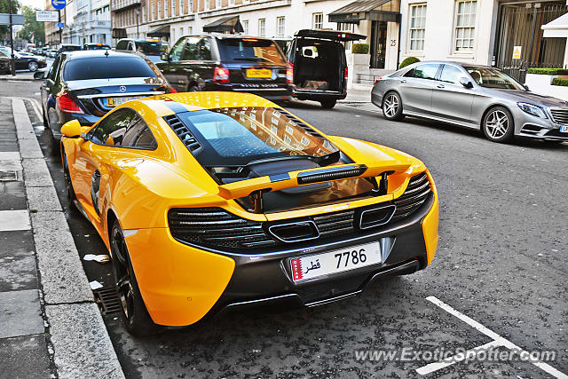 Mclaren 650S spotted in London, United Kingdom