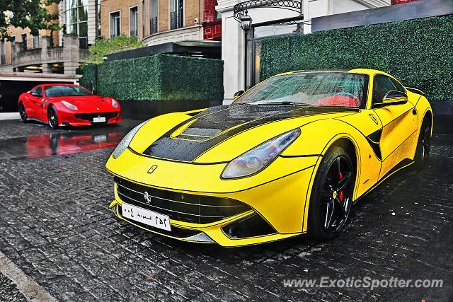 Ferrari F12 spotted in London, United Kingdom