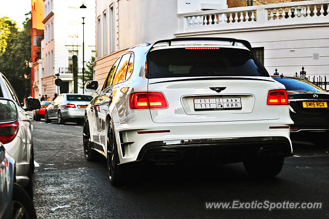Bentley Bentayga spotted in London, United Kingdom