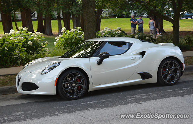 Alfa Romeo 4C spotted in Elkhart Lake, Wisconsin