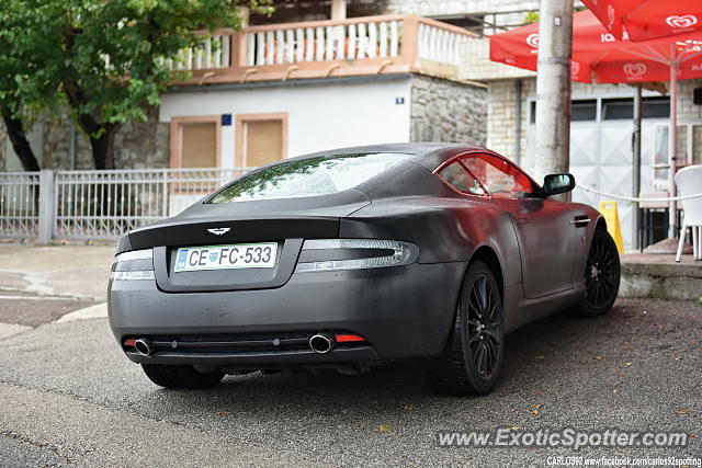 Aston Martin DB9 spotted in Jadranovo, Croatia