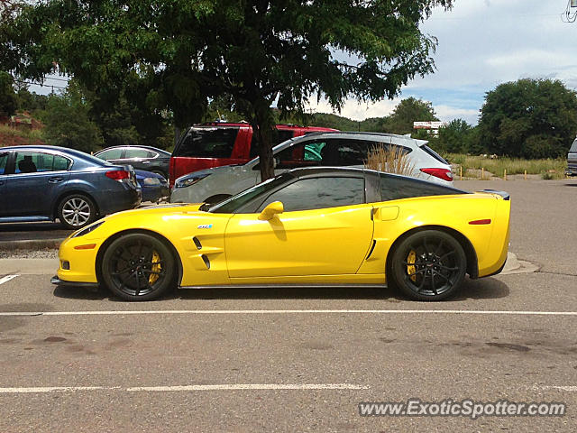 Chevrolet Corvette ZR1 spotted in Cedar Crest, New Mexico