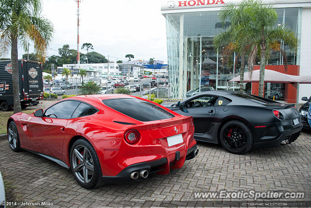 Ferrari F12 spotted in Curitiba, Brazil