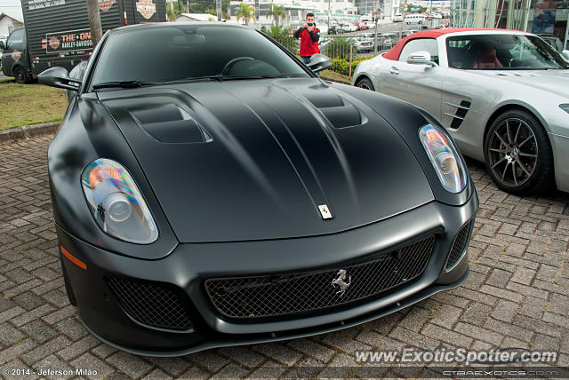 Ferrari 599GTO spotted in Curitiba, Brazil