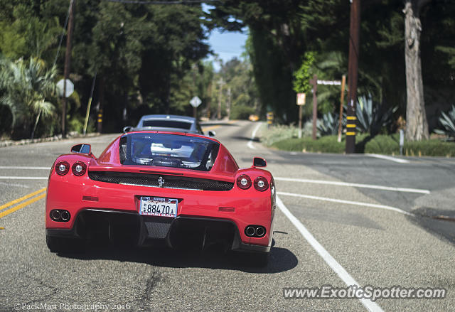 Ferrari Enzo spotted in Montecito, California