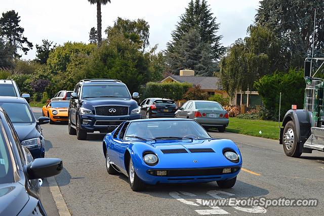 Lamborghini Miura spotted in Carmel Valley, California