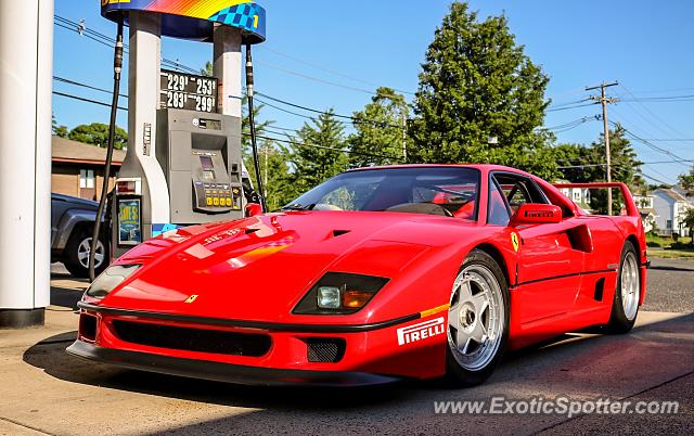 Ferrari F40 spotted in Long Branch, New Jersey