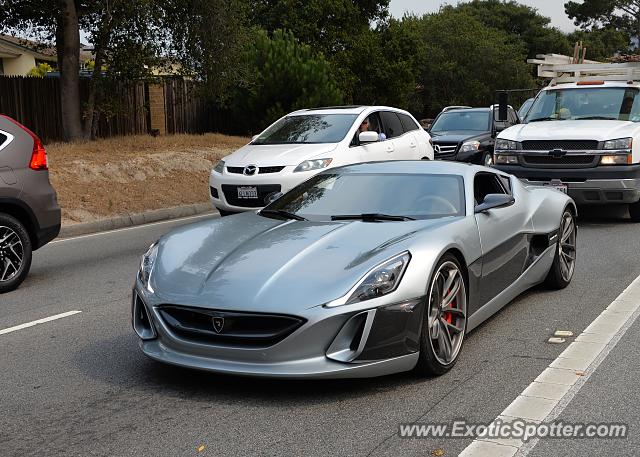 Rimac Concept One spotted in Monterey, California
