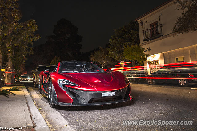 Mclaren P1 spotted in Carmel, California
