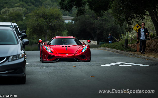 Koenigsegg Regera spotted in Carmel Valley, California