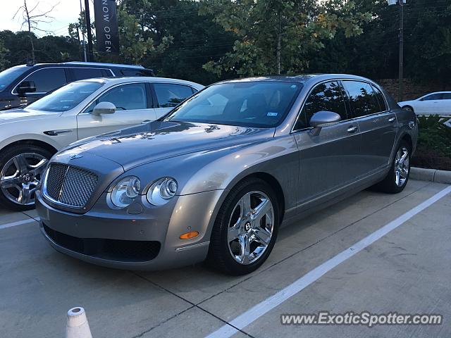 Bentley Flying Spur spotted in Houston, Texas
