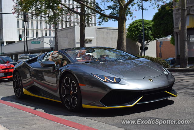 Lamborghini Huracan spotted in Beverly Hills, California