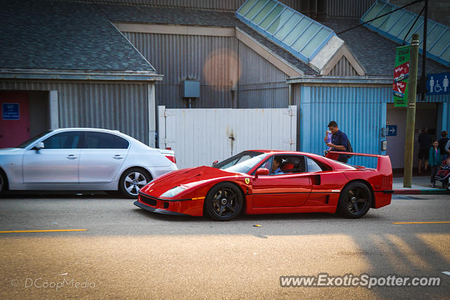 Ferrari F40 spotted in Monterey, California