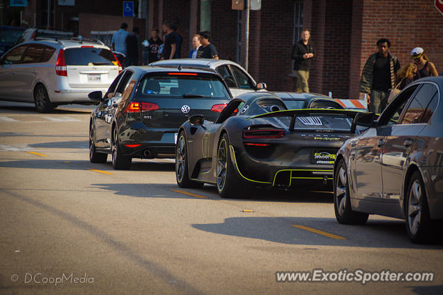 Porsche 918 Spyder spotted in Monterey, California