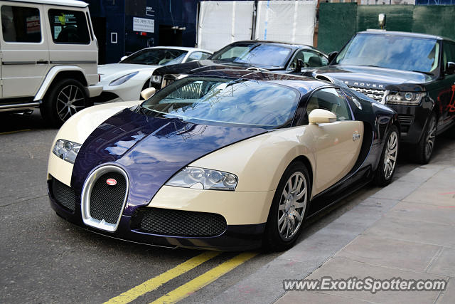 Bugatti Veyron spotted in London, United Kingdom