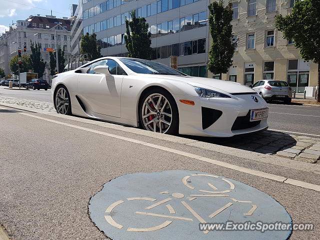 Lexus LFA spotted in Vienna, Austria