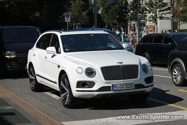 Bentley Bentayga spotted in Zurich, Switzerland