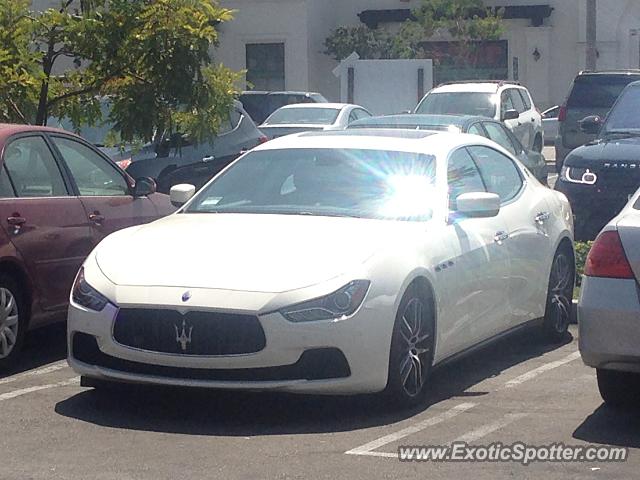 Maserati Ghibli spotted in San Gabriel, California