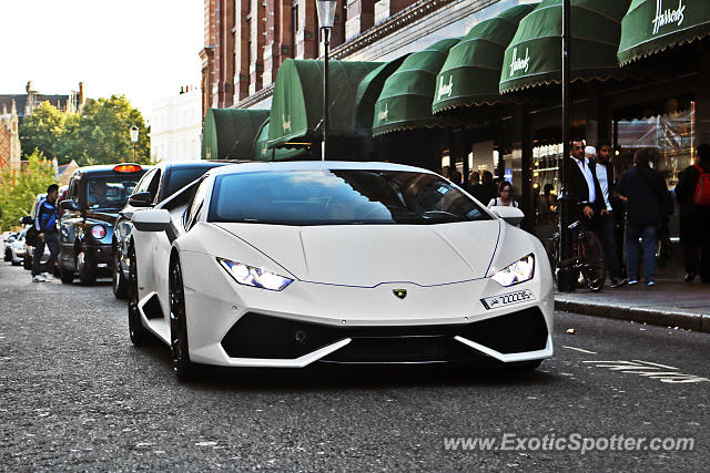 Lamborghini Huracan spotted in London, United Kingdom