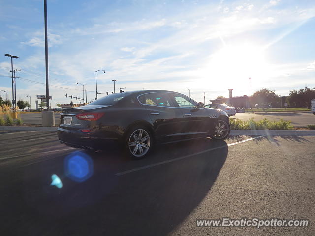 Maserati Quattroporte spotted in Bozeman, Montana