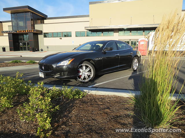 Maserati Quattroporte spotted in Bozeman, Montana