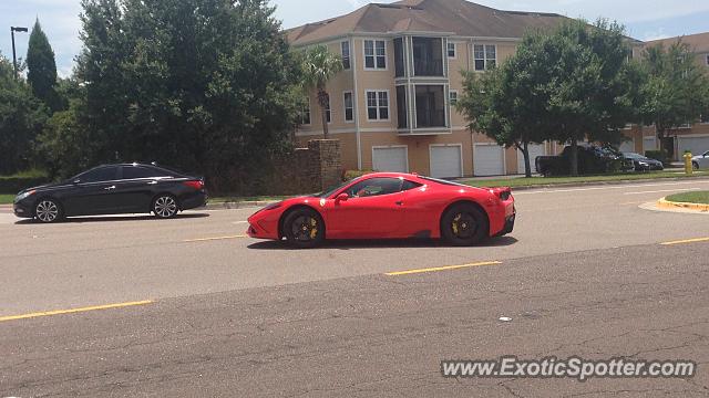 Ferrari 458 Italia spotted in Brandon, Florida