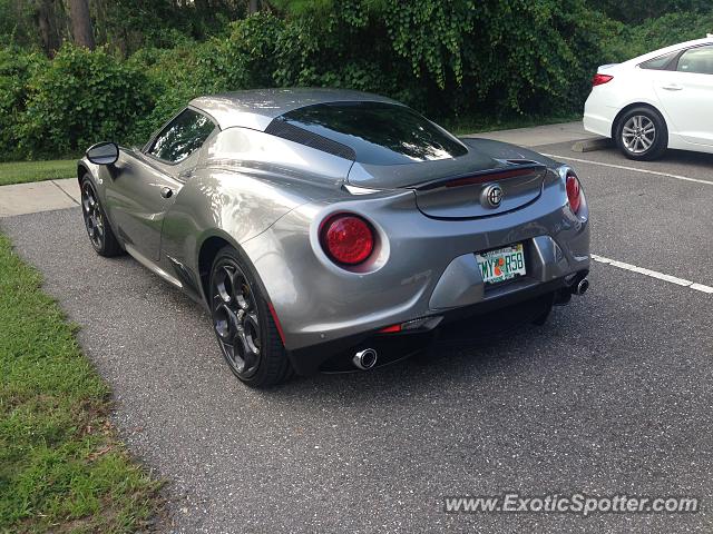 Alfa Romeo 4C spotted in Lutz, Florida