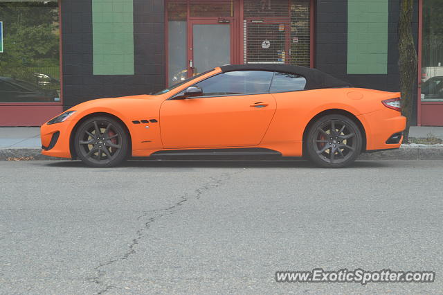Maserati GranCabrio spotted in Manhattan, New York