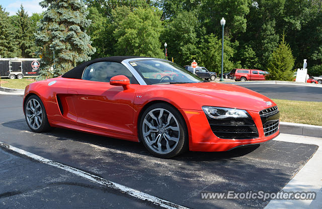 Audi R8 spotted in Elkhart Lake, Wisconsin