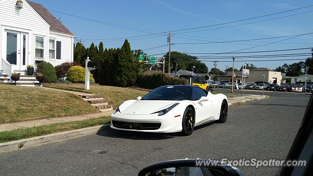Ferrari 458 Italia spotted in Neptune, New Jersey