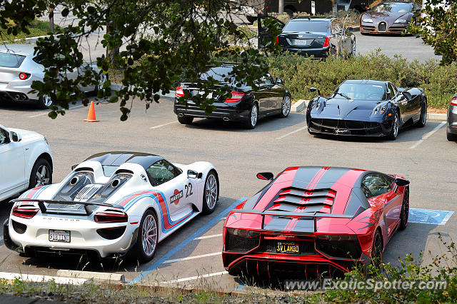 Porsche 918 Spyder spotted in Carmel Valley, California