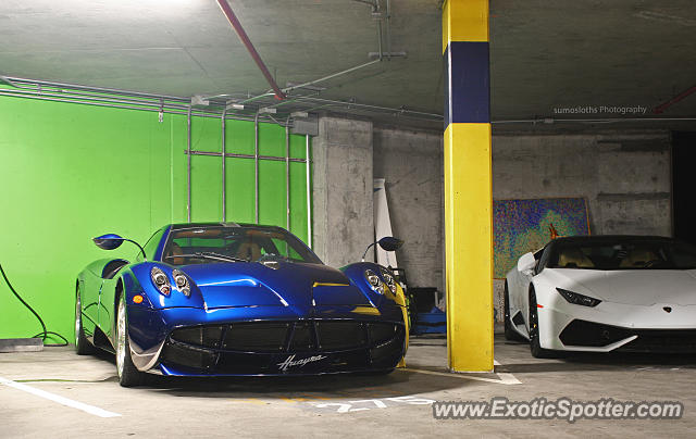Pagani Huayra spotted in Half Moon Bay, California
