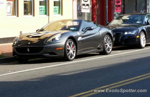 Ferrari California spotted in Woodmere, New York