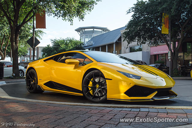 Lamborghini Huracan spotted in Dallas, Texas