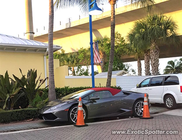 Lamborghini Huracan spotted in Stuart, Florida