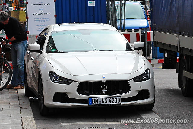 Maserati Ghibli spotted in Munich, Germany