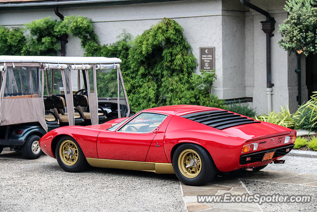 Lamborghini Miura spotted in Pebble Beach, California