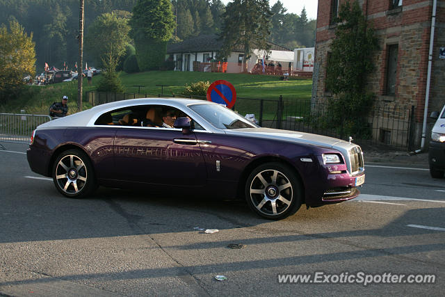 Rolls-Royce Wraith spotted in Francorchamps, Belgium