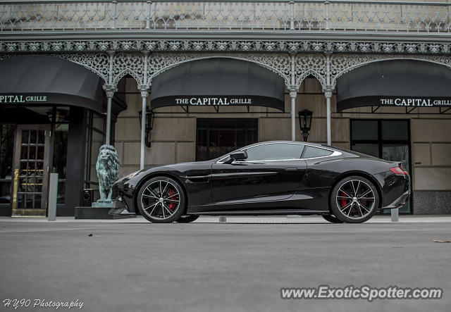 Aston Martin Vanquish spotted in Dallas, Texas